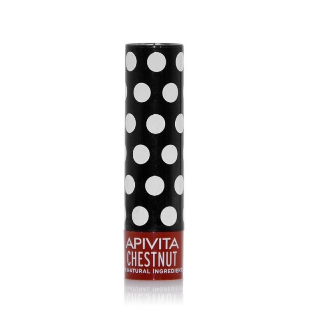 Apivita Chestnut Lip Balm με Χρώμα 4.4gr